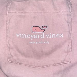 Vineyard Vines Salmon Colored Short Sleeve Pocket Tee